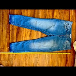 Loft stretchy ankle cut jeans